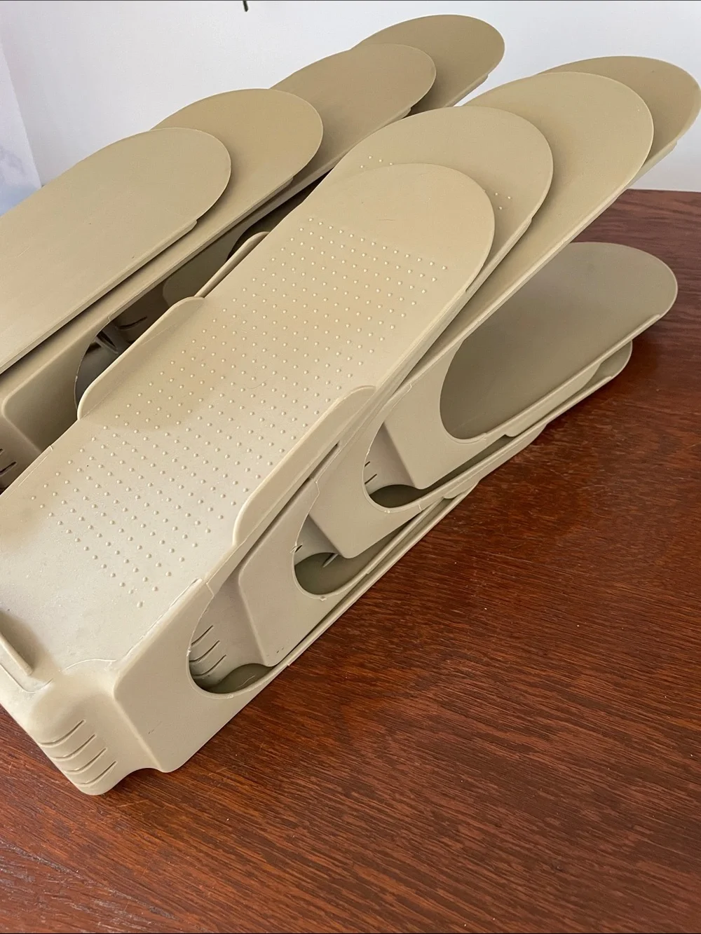 Shoe Organizers  in Taupe 8 total